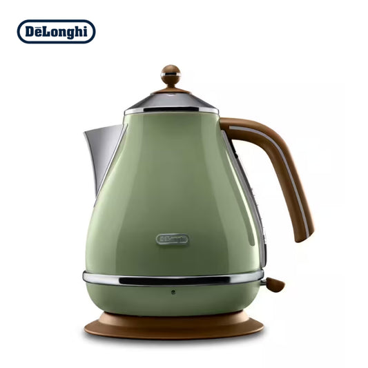 DeLonghi Icona Vintage Cordless Electric Kettle 1.7L - KBOV2001.GR