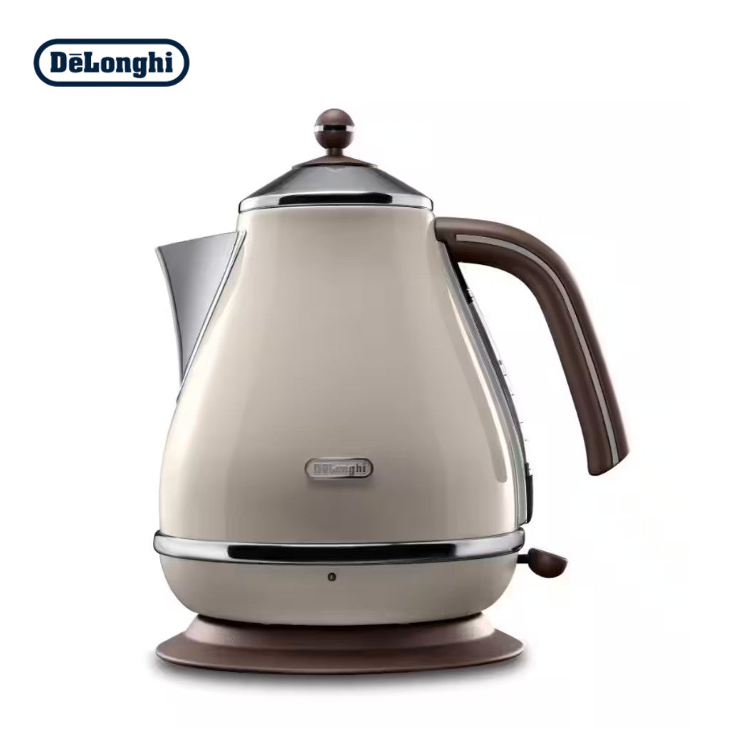 DeLonghi Icona Vintage Cordless Electric Kettle 1.7L - KBOV2001.BG