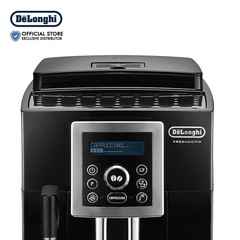 Delonghi Automatic Espresso Coffee Machine Magnifica Black Cappuccino - ECAM23.460.B