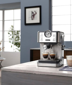 DeLonghi Linea Classic Manual Pump Espresso Coffee Machine EM450.M [NEW]