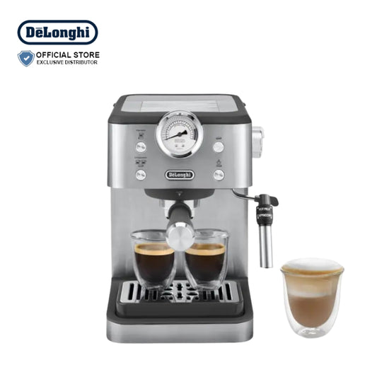 DeLonghi Linea Classic Manual Pump Espresso Coffee Machine EM450.M [NEW]