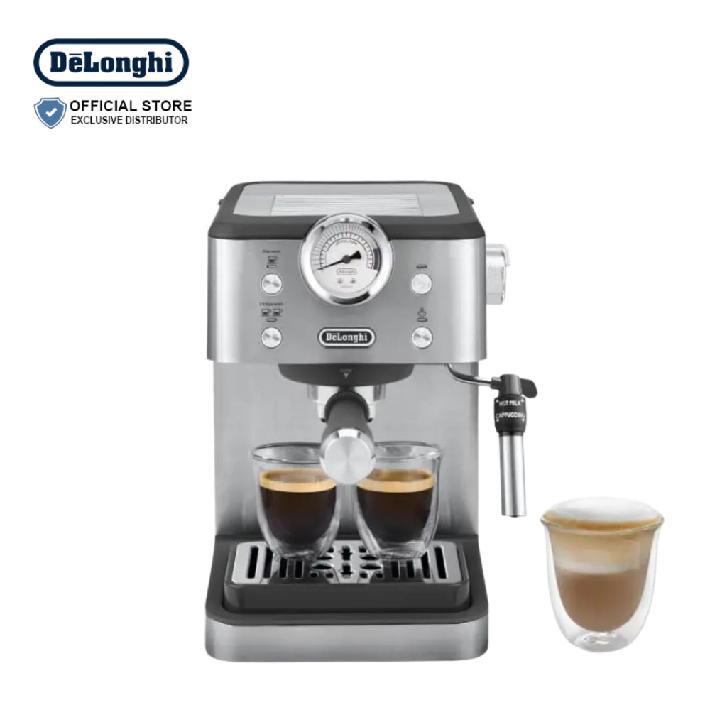 DeLonghi Linea Classic Manual Pump Espresso Coffee Machine EM450.M [NEW]