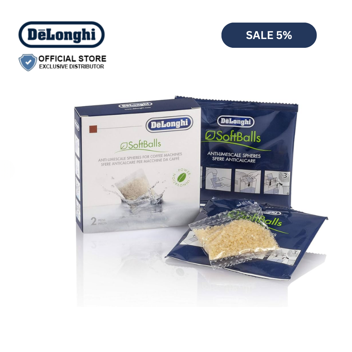 DeLonghi SoftBalls Anti-Limescale Spheres For Coffee Machines