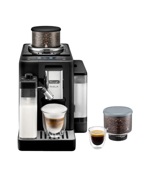 DeLonghi Automatic Coffee Machine Rivelia Black - EXAM440.55.B