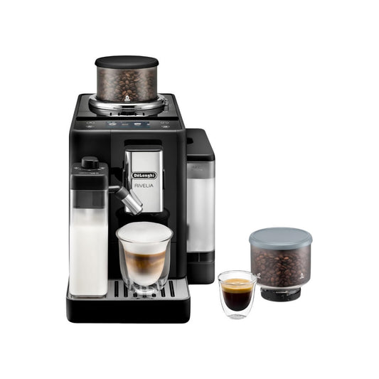 DeLonghi Automatic Coffee Machine Rivelia Black - EXAM440.55.B