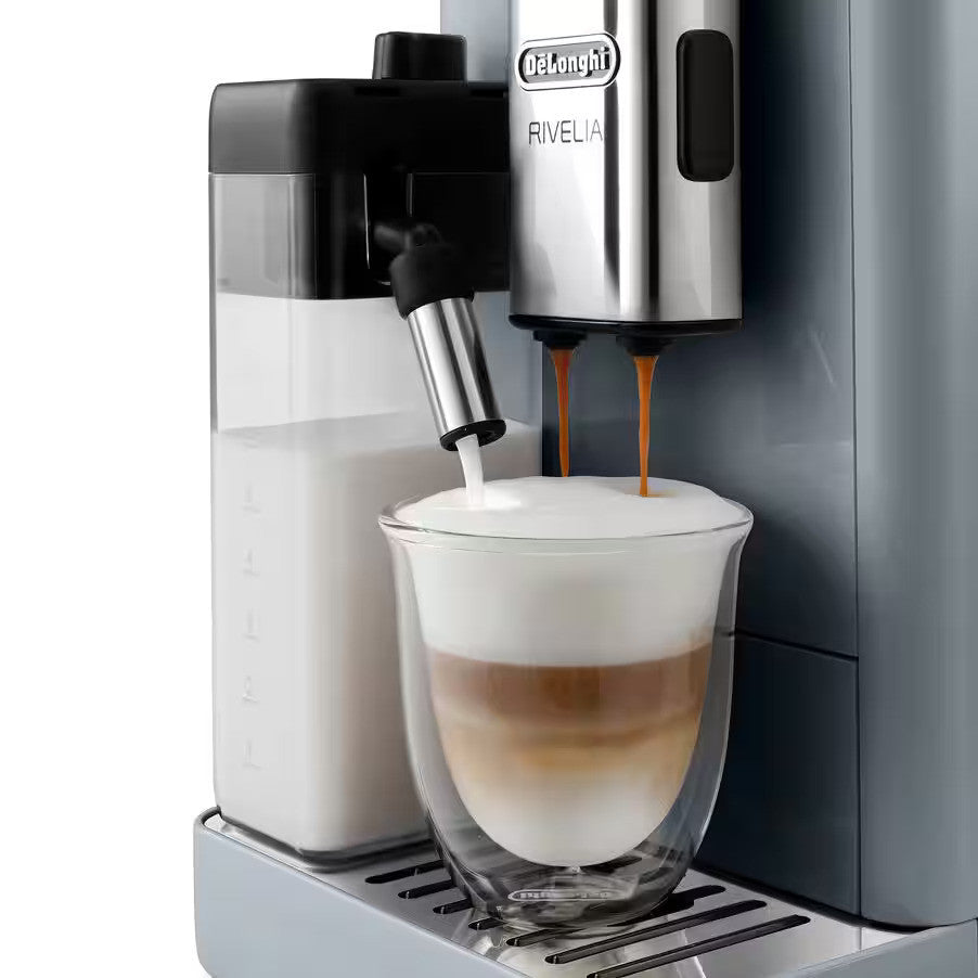 DeLonghi Automatic Coffee Machine Rivelia Gray - EXAM440.55.G