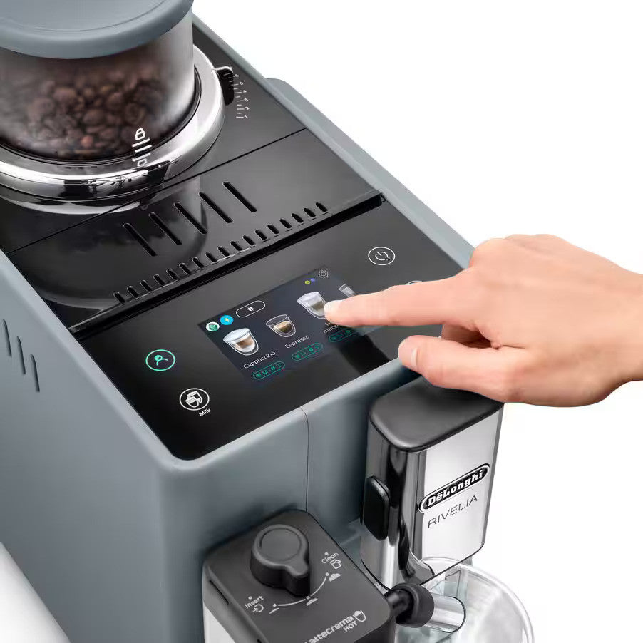 DeLonghi Automatic Coffee Machine Rivelia Gray - EXAM440.55.G