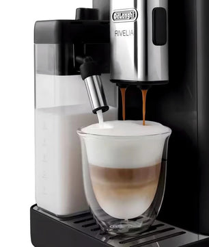DeLonghi Automatic Coffee Machine Rivelia Black - EXAM440.55.B
