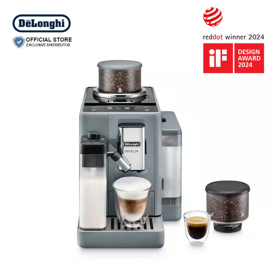 DeLonghi Automatic Coffee Machine Rivelia Gray - EXAM440.55.G