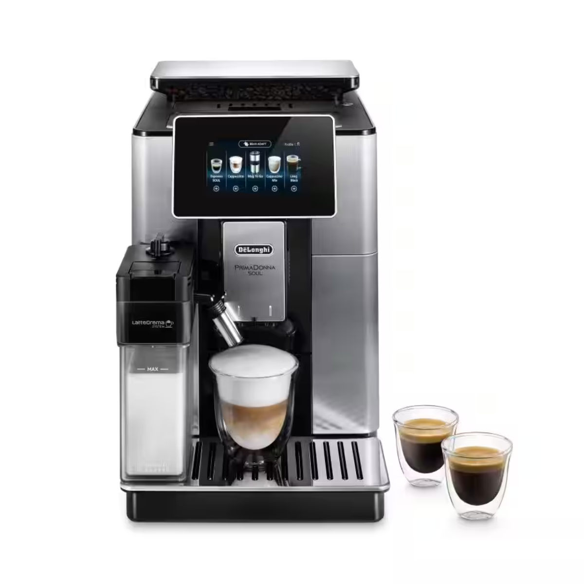 DeLonghi Fully Automatic Coffee Machine PrimaDonna Soul - ECAM610.75.MB